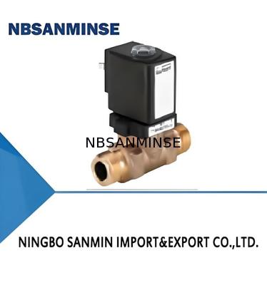 Van màng 2/2 chiều trợ lực với vật liệu thép và van điện từ bằng đồng thau