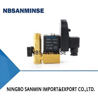 NBSANMINSE SR - A - 15 Xả nước điện G1 / 2 1.6Mpa Van xả khí Van xả nước DC24V AC220V Chất lượng cao