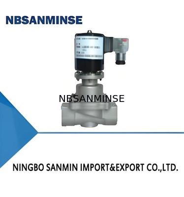 304 Ventil điện cực hóa học thép không gỉ với DC12V-AC380V điện áp và nhiệt độ làm việc 5-50 °C