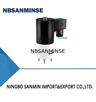 PTFE Solenoid Valve với Max + 60 °C Nhiệt độ xung quanh 5 °C  150 °C Nhiệt độ trung bình và M8 × 1 G1/8 M6 1/4 UNF-28 Linkage