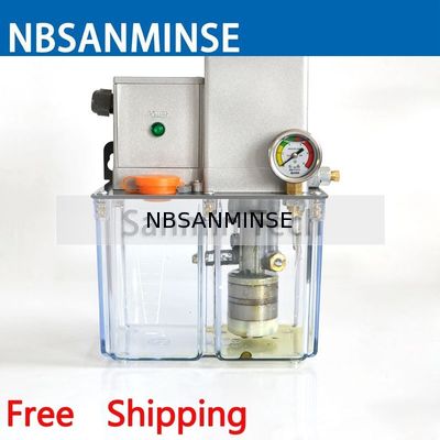Bơm mỡ bôi trơn NBSANMINSE SDR5-34Z 4 Mpa AC 380 Volt 50 Hz với van tràn cho hệ thống bôi trơn