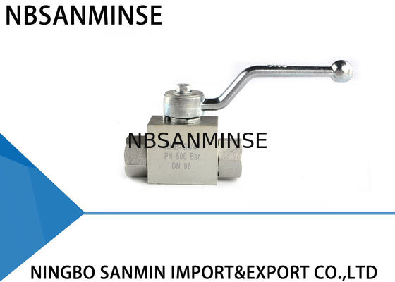 Van bi thủy lực áp suất cao KHB 1/8 1/4 3/8 1/2 Thép Carbon NPT G Hướng dẫn sử dụng Van kỹ sư Công nghiệp Bật van tắt