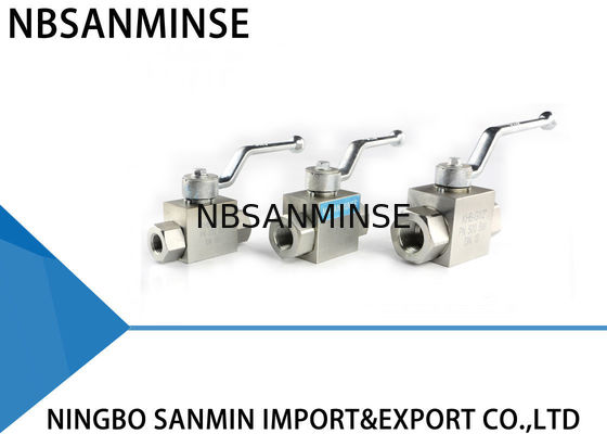Van bi thủy lực áp suất cao KHB 1/8 1/4 3/8 1/2 Thép Carbon NPT G Hướng dẫn sử dụng Van kỹ sư Công nghiệp Bật van tắt