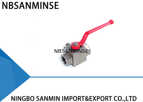 KHB3K SS316 Van bi thủy lực ba chiều Chống ăn mòn Nhiệt độ thường
