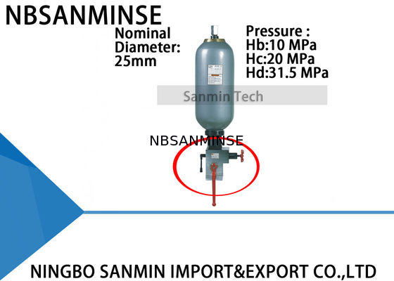 Tích lũy thủy lực hiệu quả cao AJF 25 Van dừng thủy lực an toàn