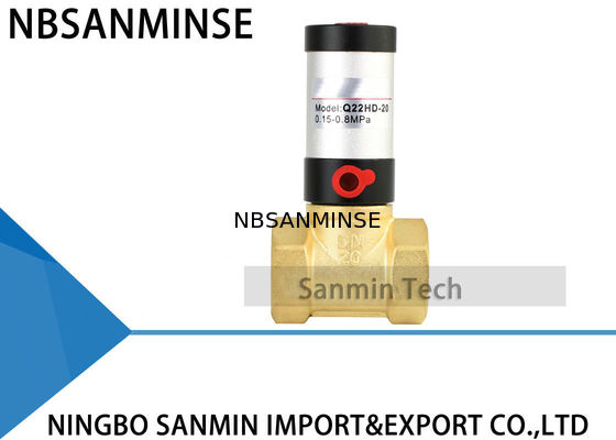 Q22HD Series Van điều khiển khí nén Vật liệu bằng thép không gỉ bằng đồng thau Van piston cấp khí cho không khí nước