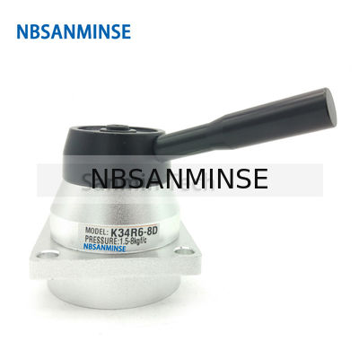 NBSANMINSE K34R6 G1 / 4 "Van chuyển đổi tay Vẽ van cơ khí bằng tay khí nén G 1/4 Chủ đề