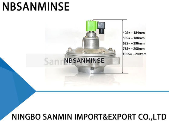 Van màng NBSANMINSE QĐ-Y Van phản lực xung Loại SBFEC dành cho hệ thống thu gom bụi túi G1-1 / 2 G2 G2-1 / 2 G3 G4