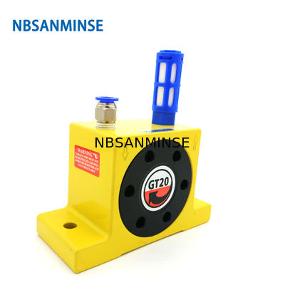GT 1/8 1/4 Khí nén Tua bin Máy rung Không khí Áp suất thấp cho Thực phẩm và Dược phẩm Loại bóng