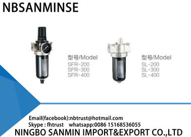 SFR 1/4 3/8 Bộ điều chỉnh bộ lọc Dầu bôi trơn Cấu trúc nhỏ gọn Mất áp suất thấp