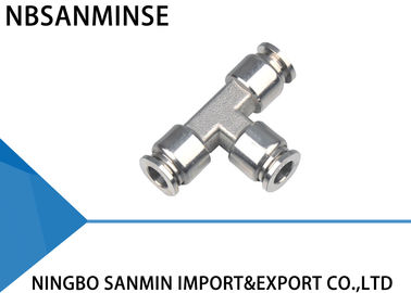 Ống khí nén SSE Tee Khớp nối nhanh bằng khí nén Lắp axit tuyệt vời