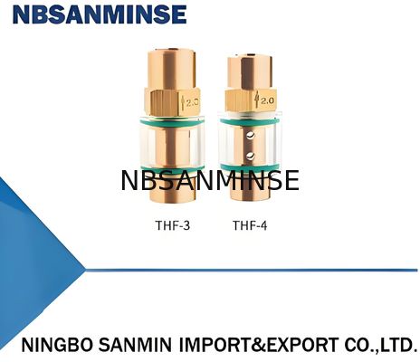 Van kiểm tra hồi dầu THF với áp suất tối đa 15 Bar Lỗ ∅0.8-∅3.0mm