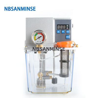 NBSANMINSE SDX2-22C Bơm dầu bôi trơn mỏng 2 lít 3 lít 2 Mpa với màn hình kỹ thuật số đơn / đôi cho CNC Ma